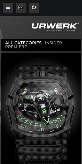 Plateforme collectionneur Urwerk
