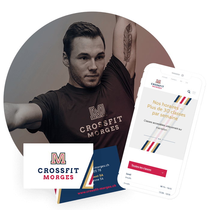 Branding visuel et site web CrossFit Morges
