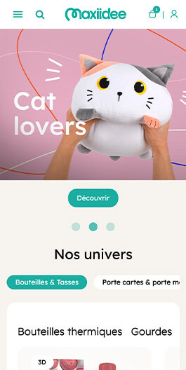 Maxiidée : une expérience d'achat fluide et un design sur-mesure